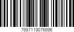 Código de barras (EAN, GTIN, SKU, ISBN): '7897119076896'