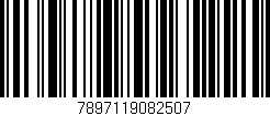 Código de barras (EAN, GTIN, SKU, ISBN): '7897119082507'
