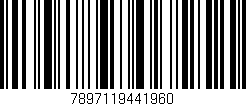 Código de barras (EAN, GTIN, SKU, ISBN): '7897119441960'