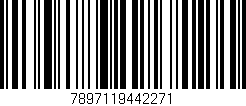 Código de barras (EAN, GTIN, SKU, ISBN): '7897119442271'