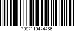 Código de barras (EAN, GTIN, SKU, ISBN): '7897119444466'