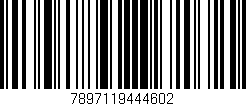 Código de barras (EAN, GTIN, SKU, ISBN): '7897119444602'