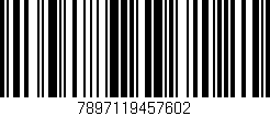 Código de barras (EAN, GTIN, SKU, ISBN): '7897119457602'