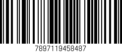 Código de barras (EAN, GTIN, SKU, ISBN): '7897119458487'