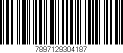 Código de barras (EAN, GTIN, SKU, ISBN): '7897129304187'