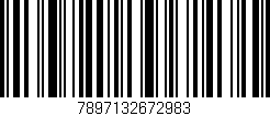 Código de barras (EAN, GTIN, SKU, ISBN): '7897132672983'