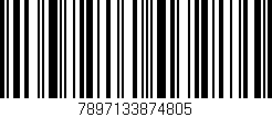 Código de barras (EAN, GTIN, SKU, ISBN): '7897133874805'