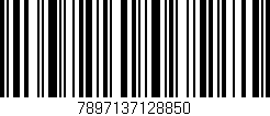 Código de barras (EAN, GTIN, SKU, ISBN): '7897137128850'