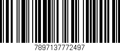 Código de barras (EAN, GTIN, SKU, ISBN): '7897137772497'