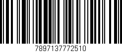 Código de barras (EAN, GTIN, SKU, ISBN): '7897137772510'