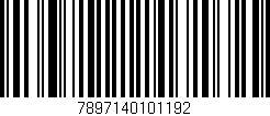 Código de barras (EAN, GTIN, SKU, ISBN): '7897140101192'