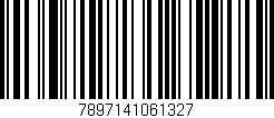 Código de barras (EAN, GTIN, SKU, ISBN): '7897141061327'
