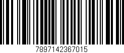 Código de barras (EAN, GTIN, SKU, ISBN): '7897142367015'