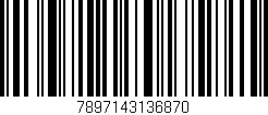 Código de barras (EAN, GTIN, SKU, ISBN): '7897143136870'