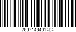 Código de barras (EAN, GTIN, SKU, ISBN): '7897143401404'