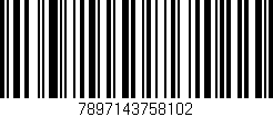 Código de barras (EAN, GTIN, SKU, ISBN): '7897143758102'