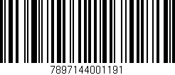 Código de barras (EAN, GTIN, SKU, ISBN): '7897144001191'