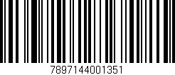 Código de barras (EAN, GTIN, SKU, ISBN): '7897144001351'