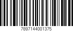 Código de barras (EAN, GTIN, SKU, ISBN): '7897144001375'