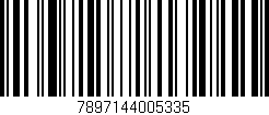 Código de barras (EAN, GTIN, SKU, ISBN): '7897144005335'