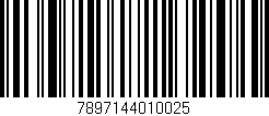Código de barras (EAN, GTIN, SKU, ISBN): '7897144010025'