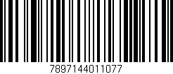 Código de barras (EAN, GTIN, SKU, ISBN): '7897144011077'