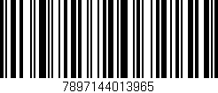 Código de barras (EAN, GTIN, SKU, ISBN): '7897144013965'