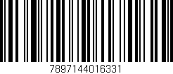 Código de barras (EAN, GTIN, SKU, ISBN): '7897144016331'