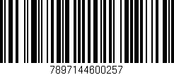 Código de barras (EAN, GTIN, SKU, ISBN): '7897144600257'