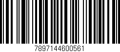Código de barras (EAN, GTIN, SKU, ISBN): '7897144600561'