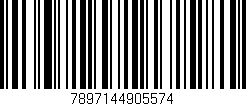 Código de barras (EAN, GTIN, SKU, ISBN): '7897144905574'