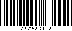 Código de barras (EAN, GTIN, SKU, ISBN): '7897152340022'