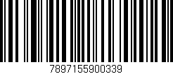 Código de barras (EAN, GTIN, SKU, ISBN): '7897155900339'