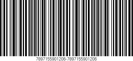 Código de barras (EAN, GTIN, SKU, ISBN): '7897155901206-7897155901206'