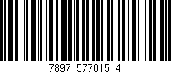 Código de barras (EAN, GTIN, SKU, ISBN): '7897157701514'