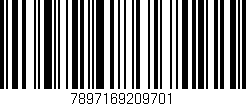 Código de barras (EAN, GTIN, SKU, ISBN): '7897169209701'