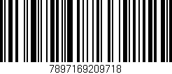 Código de barras (EAN, GTIN, SKU, ISBN): '7897169209718'