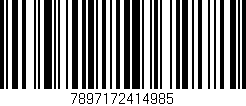Código de barras (EAN, GTIN, SKU, ISBN): '7897172414985'