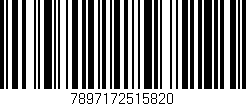 Código de barras (EAN, GTIN, SKU, ISBN): '7897172515820'