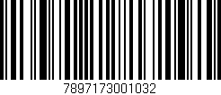 Código de barras (EAN, GTIN, SKU, ISBN): '7897173001032'