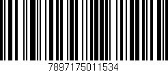 Código de barras (EAN, GTIN, SKU, ISBN): '7897175011534'