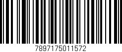 Código de barras (EAN, GTIN, SKU, ISBN): '7897175011572'