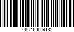 Código de barras (EAN, GTIN, SKU, ISBN): '7897180004163'