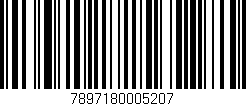 Código de barras (EAN, GTIN, SKU, ISBN): '7897180005207'