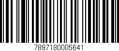 Código de barras (EAN, GTIN, SKU, ISBN): '7897180005641'