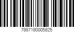 Código de barras (EAN, GTIN, SKU, ISBN): '7897180005825'