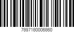 Código de barras (EAN, GTIN, SKU, ISBN): '7897180006860'