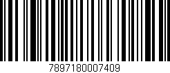 Código de barras (EAN, GTIN, SKU, ISBN): '7897180007409'