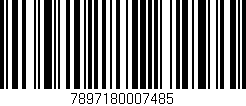 Código de barras (EAN, GTIN, SKU, ISBN): '7897180007485'