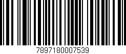 Código de barras (EAN, GTIN, SKU, ISBN): '7897180007539'